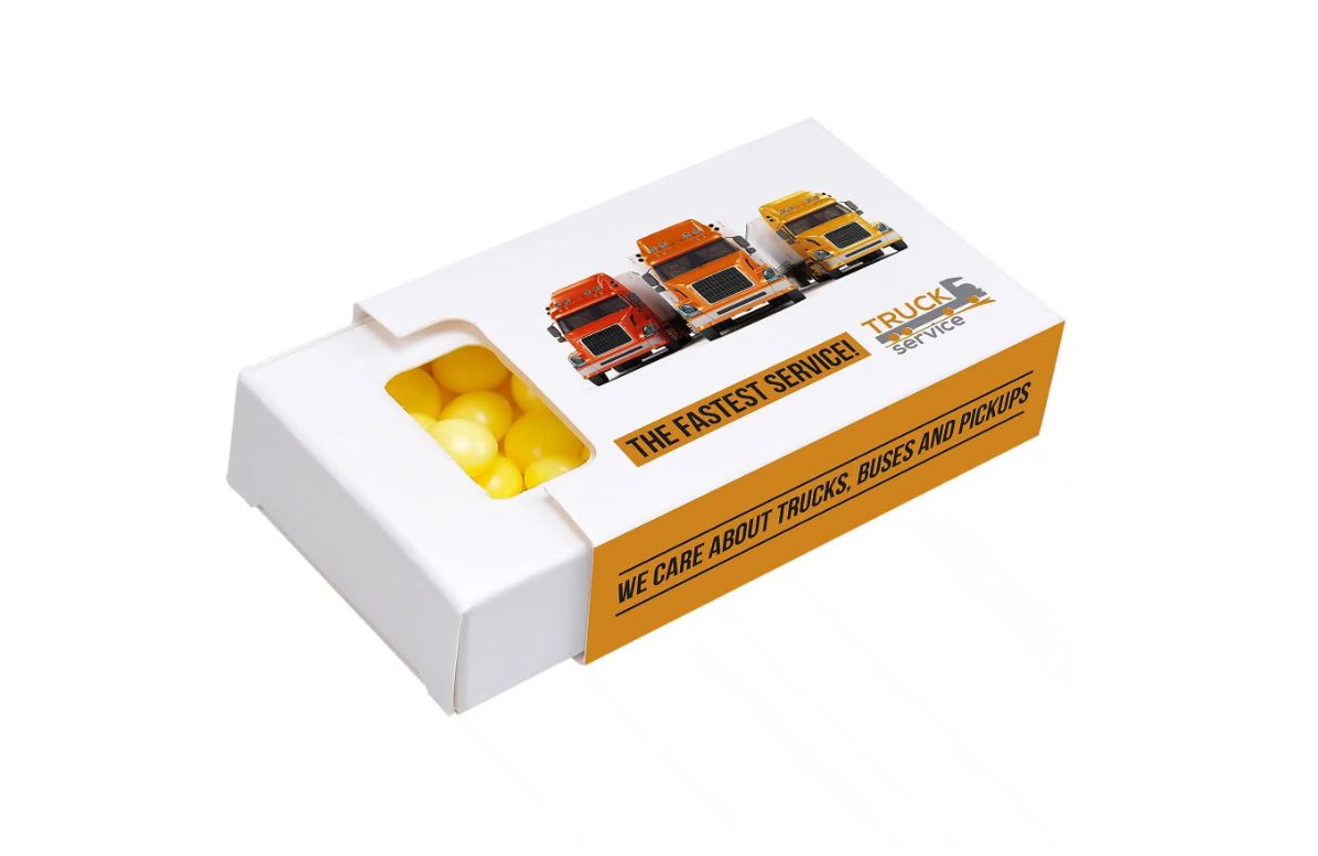 Karbis pastillid või närimiskummid ZIPP BOX