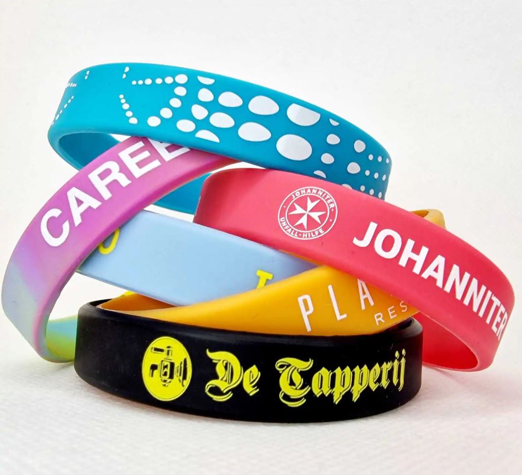 PVC silikoonist käepael trükitud kujundusega